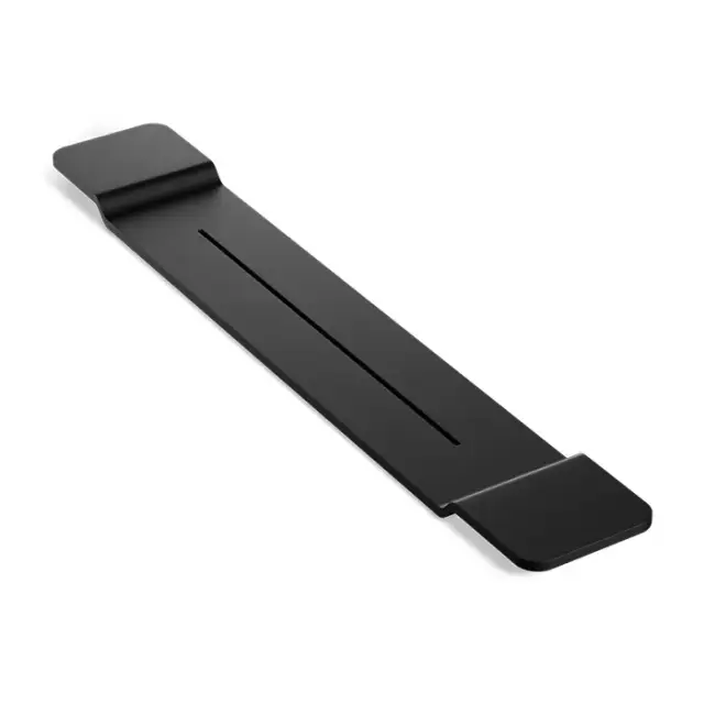 Decor Walther Black Stone WAN Полка на ванну, цвет: черный матовый 0973160