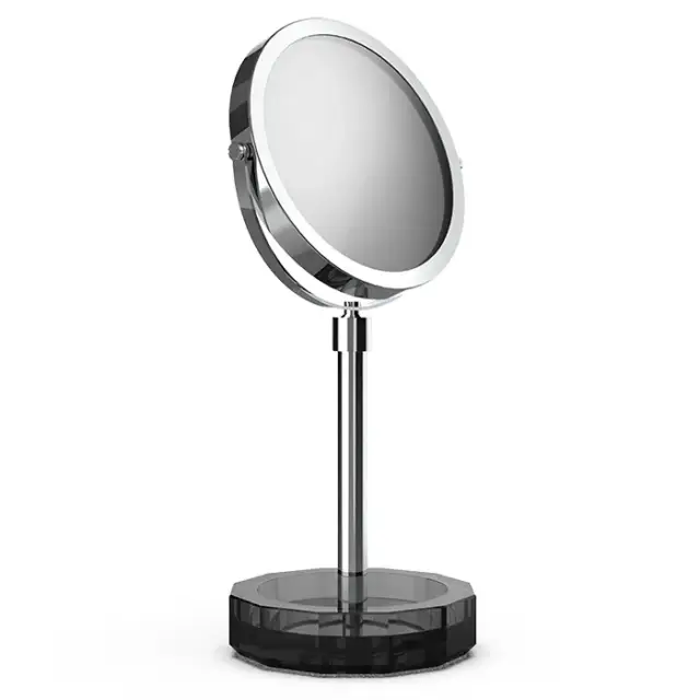 Decor Walther Kristall KSA Косметическое зеркало, 5x увеличение d15 см, цвет: антрацит/хром 0941794