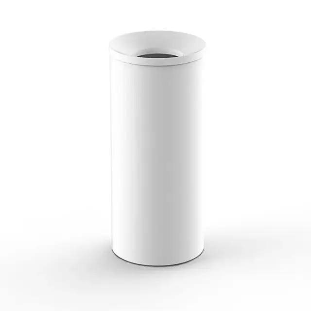 Decor Walther Basic DW 230 Ведро для мусора напольное d30x70h см, цвет: белый матовый 0615550
