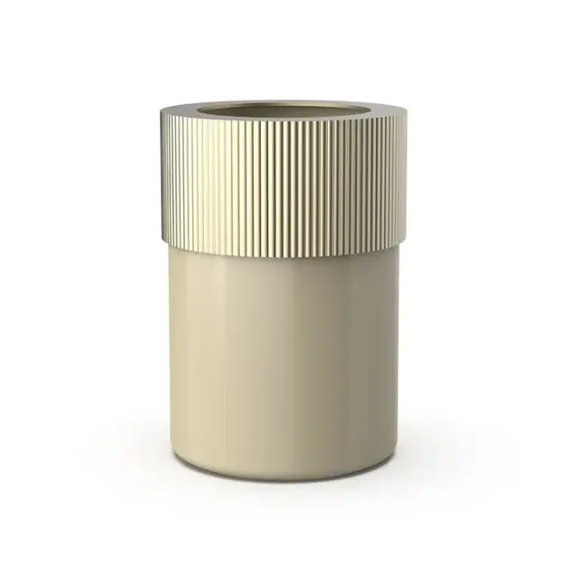 Decor Walther Of.Line BEOD Корзина для бумаги настольная d21x30h см, цвет: champagner/dune 0670845