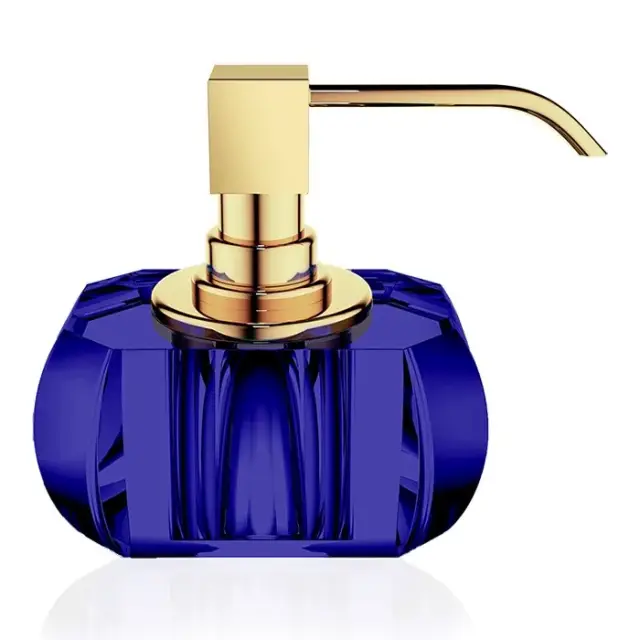 Decor Walther Kristall SSP Дозатор для мыла, с колбой из хруст. стекла, цвет: золото 0924495