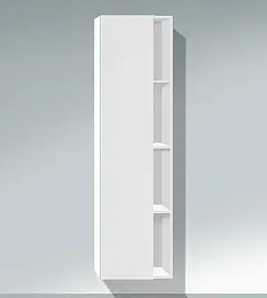 Шкаф-пенал Duravit DuraStyle белый матовый L DS1248L1818