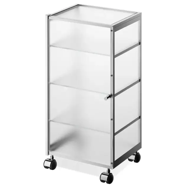 Decor Walther Universal RW 1 Шкафчик передвижной 38x30xh80 см, стекло матовое, цвет хром 0702306