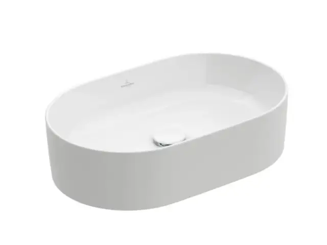 Villeroy & Boch Collaro Раковина чаша 56x36 см, без перелива, цвет: альпийский белый CeramicPlus 4A1956R1