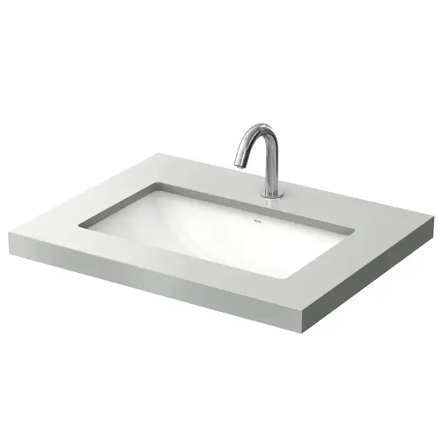 Toto WU Раковина встраиваемая снизу 59x38 см, с переливом, цвет: белый LW1536Y