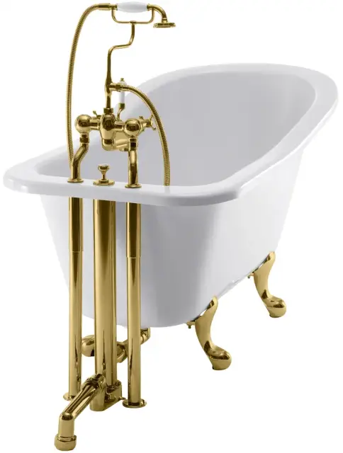 Burlington Трубы подвода воды 7х52h см, цвет: золото глянцевое W6 GOL