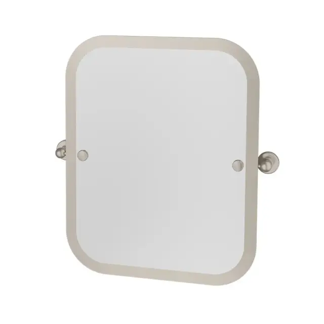 Burlington Зеркало прямоугольное подвесное 59х62h см, цвет: шлифованный никель A40 BNKL