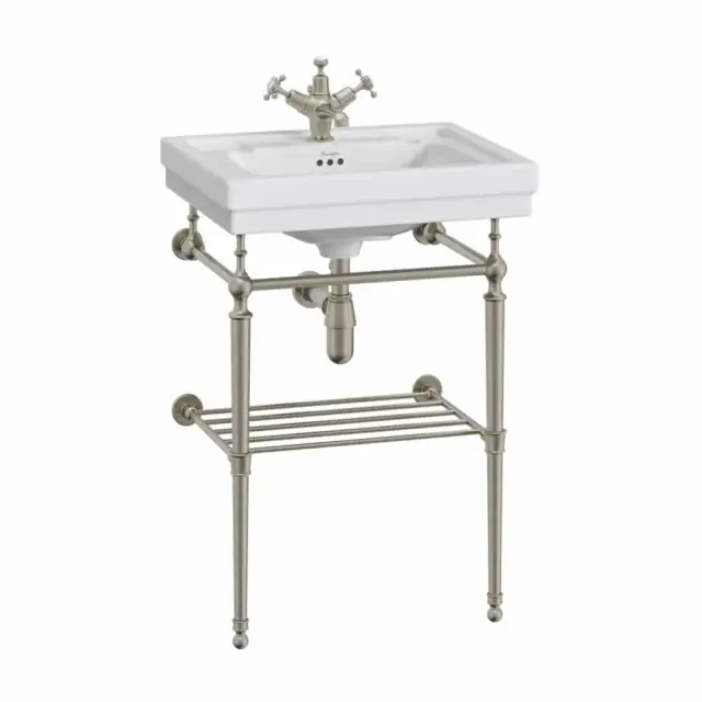 Burlington Полка для полотенец 47,5х37,7 см, накладная, цвет: шлифованный никель T22A-S BNKL