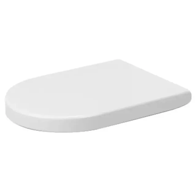 Duravit Starck 2 Сиденье для унитаза c микролифтом, цвет: белый глянцевый 0063390000