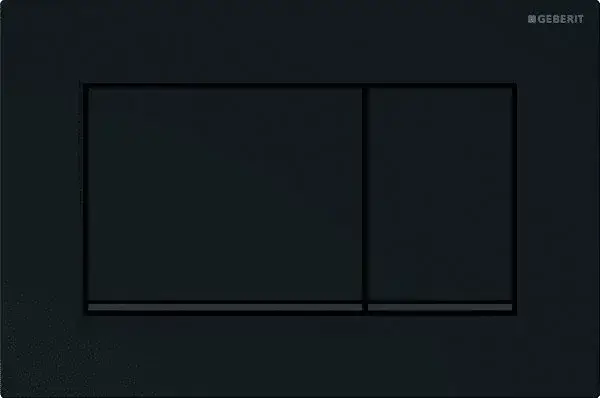 Geberit Sigma 30 Клавиша смыва 24,6x1,2x16,4h см, цвет: черный глянцевый 115.883.DW.1