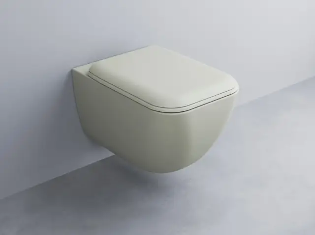 Cielo Shui Comfort Унитаз подвесной безободковый 37,5x55 см, смыв воронка-водоворот, цвет: pomice SHCOVSK.PM