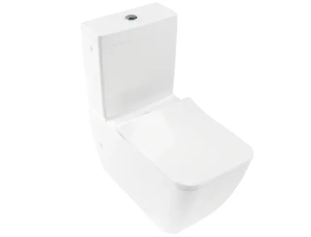 Villeroy & Boch Venticello Чаша для унитаза моноблок безобод 37,5x70, цвет: Альпийский белый глянц. 4612R001