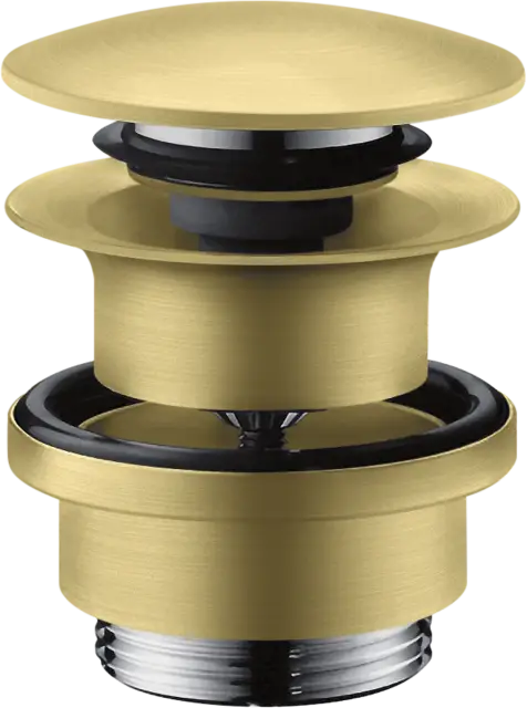 Axor Донный клапан Push-Open для раковины и биде, универсальный, латунь, цвет: шлифованная медь 51300950