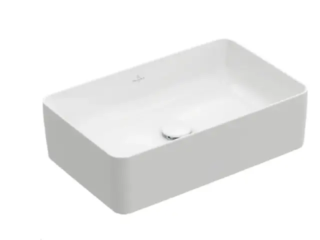 Villeroy & Boch Collaro Раковина чаша 56x36x14,5h см, без перелива, цвет: Альпийский белый глянцевый 4A205601