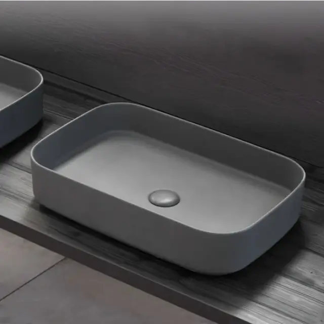 Cielo Shui Comfort Раковина накладная 60х40х12,5h см без отверстия, цвет: черный SHCOLAR60N