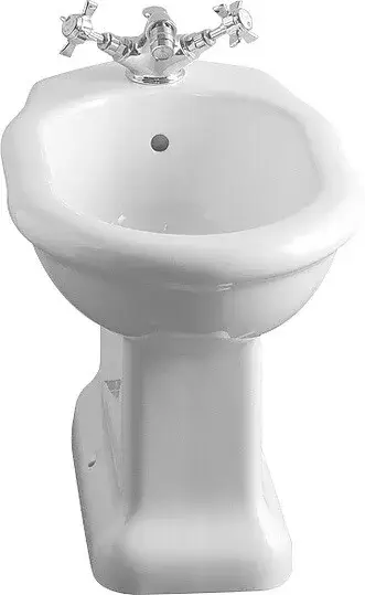 Devon&Devon Etoile Биде напольное с 1 отв. под смесит., 33x54xh38 см, цвет белый IBBID1FET