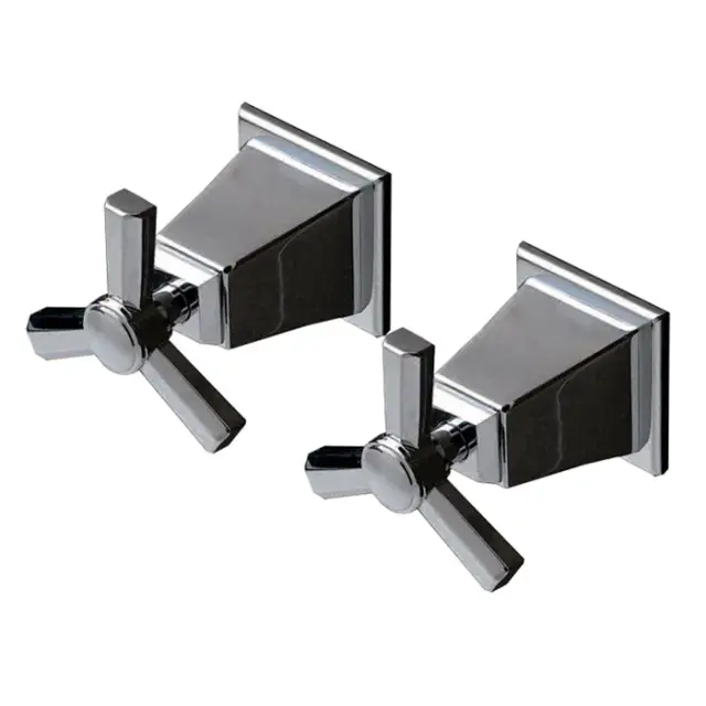 Devon&Devon Time Краны запорные (пара), цвет хром 2TIME266CR