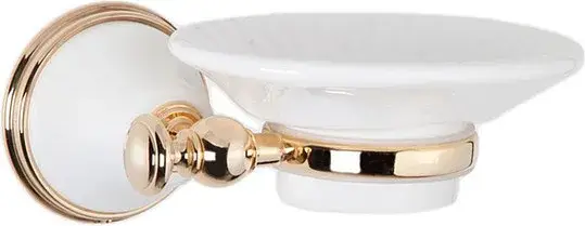 TW Harmony 106 Мыльница с керамической чашей, подвесная, цвет: золото TWHA106bi/oro