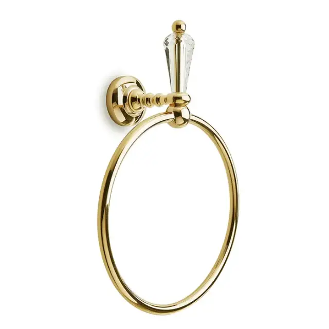 3SC Boheme Полотенцедержатель-кольцо, цвет: золото 24к. Lucido