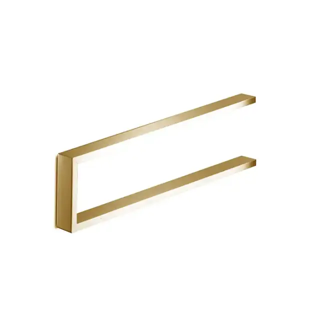 3SC SK Полотенцедержатель U-образный, плечо 35см, цвет: золото 24к. Lucido