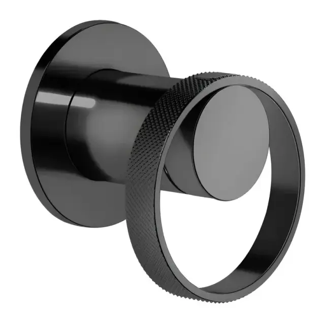 Cмеситель Gessi Anello, встраиваемый, без излива, на 1 потребителя, внешняя часть, цвет Black Metal PVD