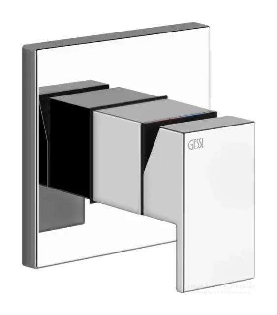 Cмеситель Gessi Rettangolo, настенный на 1 выход, внешняя часть, цвет Chrome