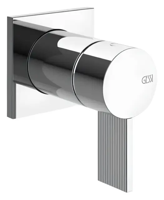 Смеситель для душа Gessi Inverso, встраиваемый, однорычажный, настенный, внешняя часть, Н-98 мм, цвет хром