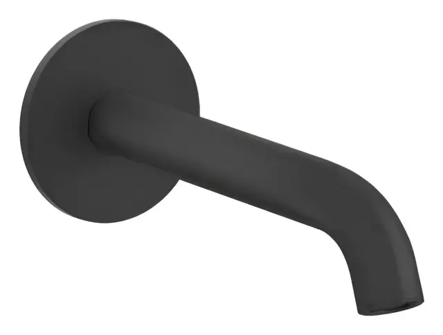 Излив Gessi316, настенный, вылет 14,7 см, цвет Matte Black