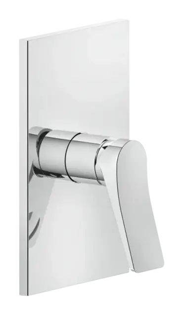 Cмеситель для душа Gessi Rilievo, встраиваемый, однорычажный, 1 выход, внешняя часть, цвет Chrome
