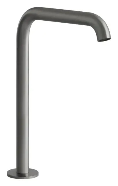 Излив для раковины Gessi316, высокий 273 мм, отдельностоящий, цвет Steel Brushed