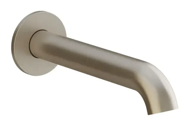 Излив для ванны Gessi Origini, настенный, цвет Finox Brushed Nickel