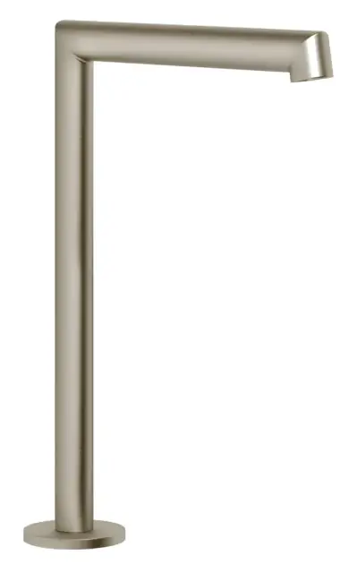 Излив Gessi Ingranaggio, отдельностоящий, высокий, цвет Finox Brushed Nickel