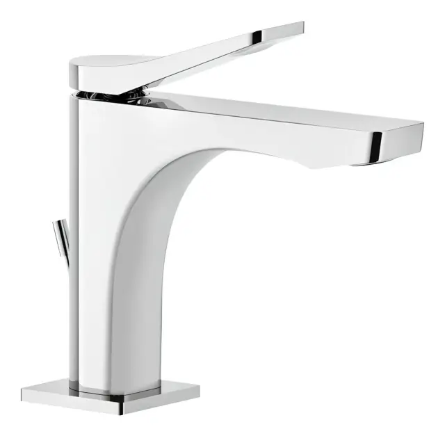 Смеситель для раковины Gessi Rilievo, с донным клапаном, цвет Chrome