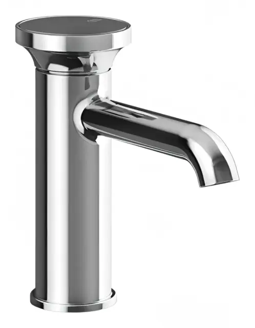Смеситель для раковины Gessi Origini, без донного клапана, в комплекте отделочная вставка, 67x174 мм, цвет хром
