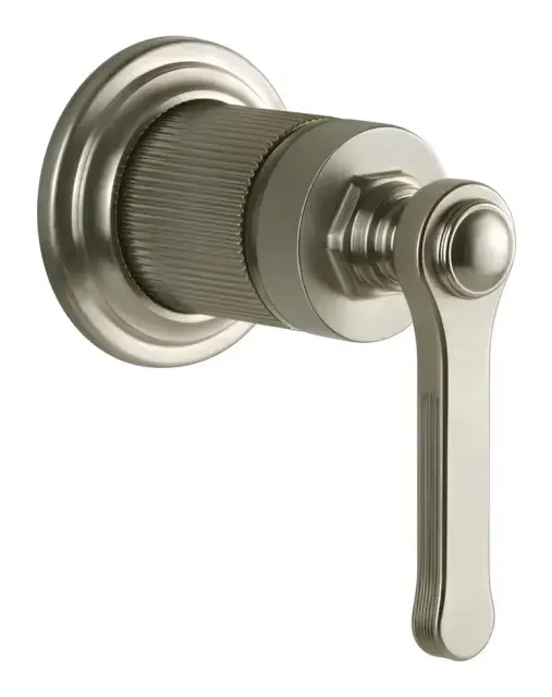 Смеситель Gessi Venti20, настенный, на 1 выход, встраиваемый, цвет Finox Brushed Nickel