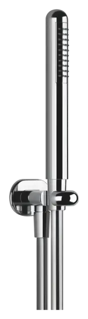 Ручной душ Gessi Goccia, ø27х75 мм, с шланговым подсоединением, держателем и шлангом, цвет хром