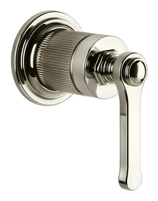 Смеситель Gessi Venti20, настенный, на 1 выход, внешняя часть, цвет Nickel PVD