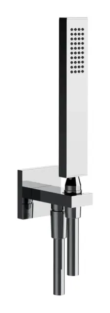 Ручной душ Gessi Rettangolo К, с шланговым подсоединением и держателем, цвет Chrome