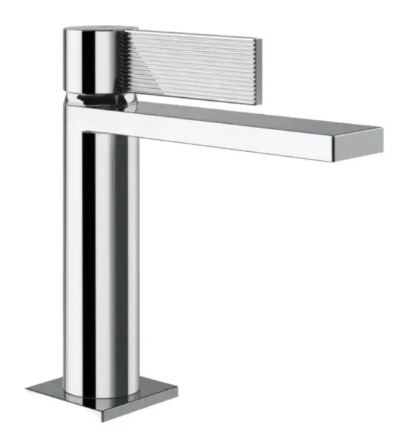 Смеситель для раковины Gessi Inverso, однорычажный, с донным клапаном и соединительными шлангами, Н-178 мм, цвет хром