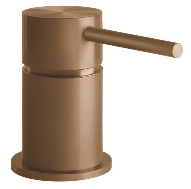 Смеситель Gessi 316 Flessa, удалённого управления, цвет Warm Bronze Brushed PVD