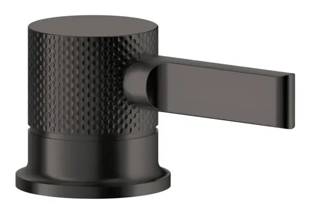 Cмеситель Gessi Inciso, удалённого управления, внешняя часть, цвет Black Metal Brushed PVD