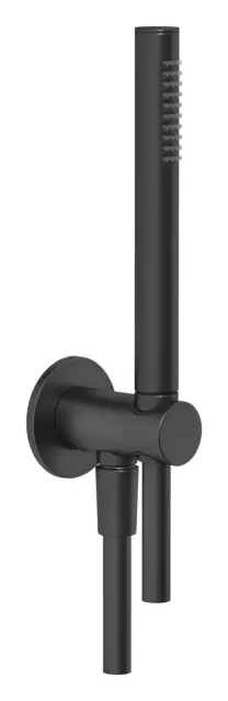 Ручной душ Gessi Anello, с держателем и шланговым подсоединением, цвет Matte Black