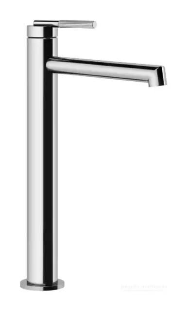 Смеситель для раковины Gessi Ingranaggio, высокий, с длинным изливом, без донного клапана, цвет Chrome