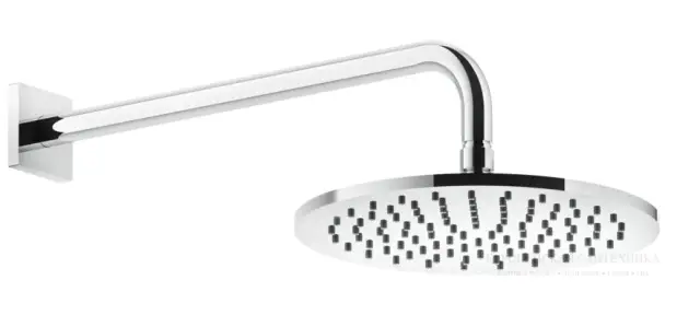 Верхний душ Gessi Rilievo, Ø250 мм, шарнирный, настенный, цвет Chrome