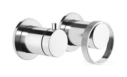Смеситель для ванны/душа Gessi Anello, настенный, на 2 выхода, встраиваемый, цвет хром