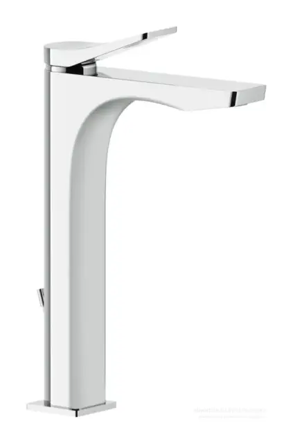 Cмеситель для раковины Gessi Rilievo, высокий, c донным клапаном, цвет Chrome
