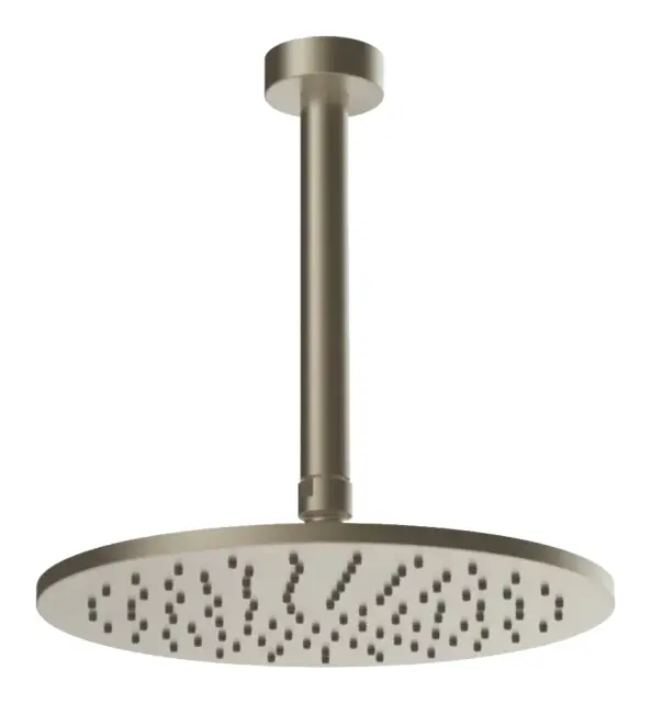 Верхний душ Gessi Anello, поворотный с шарниром, Ø250 мм, Н-261 мм, цвет Finox Brushed Nickel