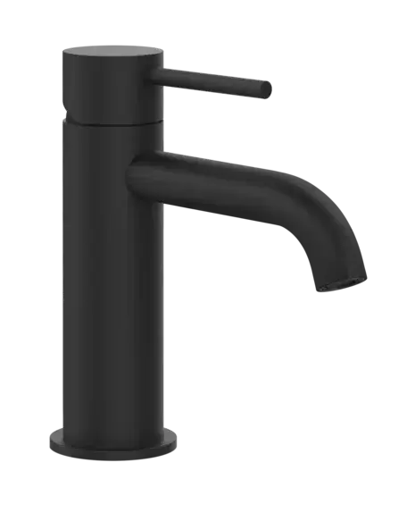 Смеситель для раковины Gessi316 Flessa, без донного клапана, цвет Matte Black