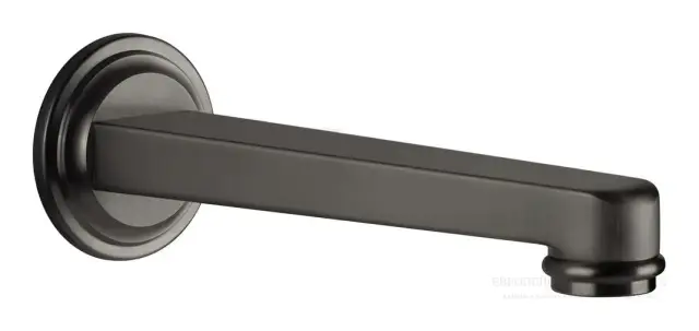 Излив Gessi Venti20, настенный, цвет Black Metal Brushed PVD