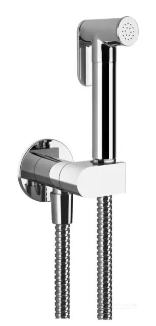 Гигиенический душ Gessi Tondo, шланговое подсоединение - держатель лейки, цвет Chrome